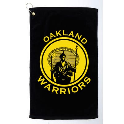 Huey Newton Oakland Warriors Platinum Collection Golf Towel