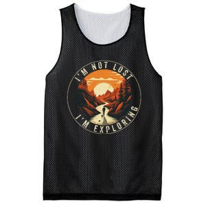 Hiking Nature Outdoorsy Funny Hiker Hike Lover Mesh Reversible Basketball Jersey Tank