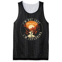 Hiking Nature Outdoorsy Funny Hiker Hike Lover Mesh Reversible Basketball Jersey Tank