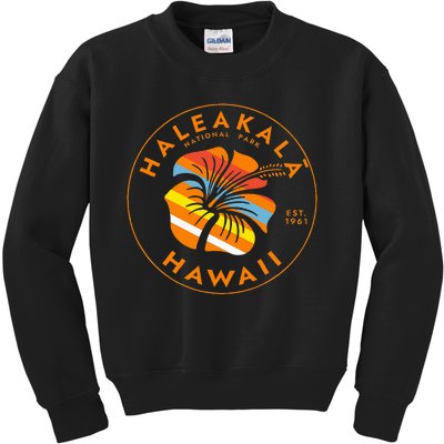 Haleakala National Park Hawaii Usa Vacation Souvenir Kids Sweatshirt