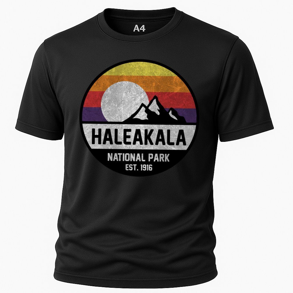 Haleakala National Park Retro Cool Gift Cooling Performance Crew T-Shirt