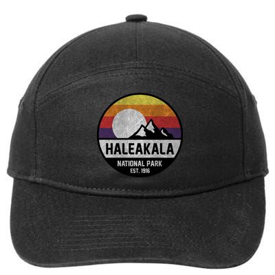 Haleakala National Park Retro Cool Gift 7-Panel Snapback Hat