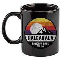 Haleakala National Park Retro Cool Gift 11oz C Handle Ceramic Mug