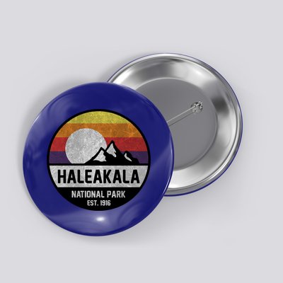 Haleakala National Park Retro Cool Gift Button