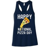 Happy National Pizza Day Women's Racerback Tank