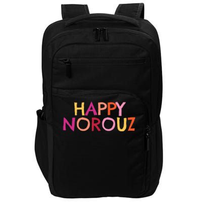 Happy Norouz Persian New Year Norooz Iran Nowruz Spring Impact Tech Backpack