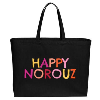 Happy Norouz Persian New Year Norooz Iran Nowruz Spring Cotton Canvas Jumbo Tote