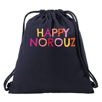 Happy Norouz Persian New Year Norooz Iran Nowruz Spring Drawstring Bag