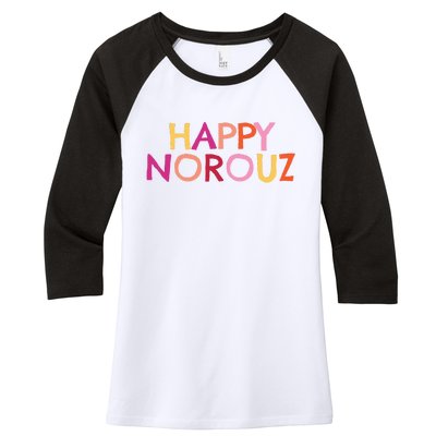 Happy Norouz Persian New Year Norooz Iran Nowruz Spring Women's Tri-Blend 3/4-Sleeve Raglan Shirt