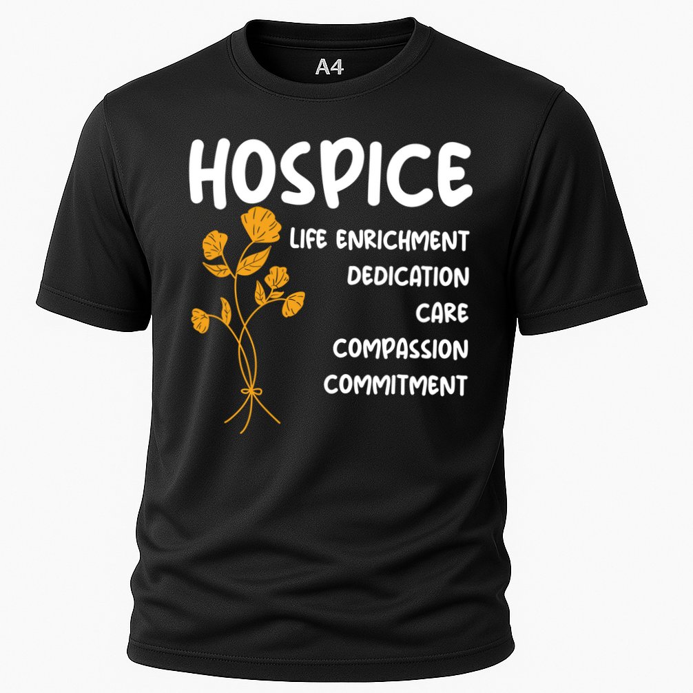 Hospice Nursing Patient Palliative Care Hospice Nurse Great Gift Cooling Performance Crew T-Shirt