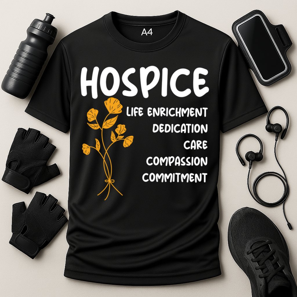 Hospice Nursing Patient Palliative Care Hospice Nurse Great Gift Cooling Performance Crew T-Shirt