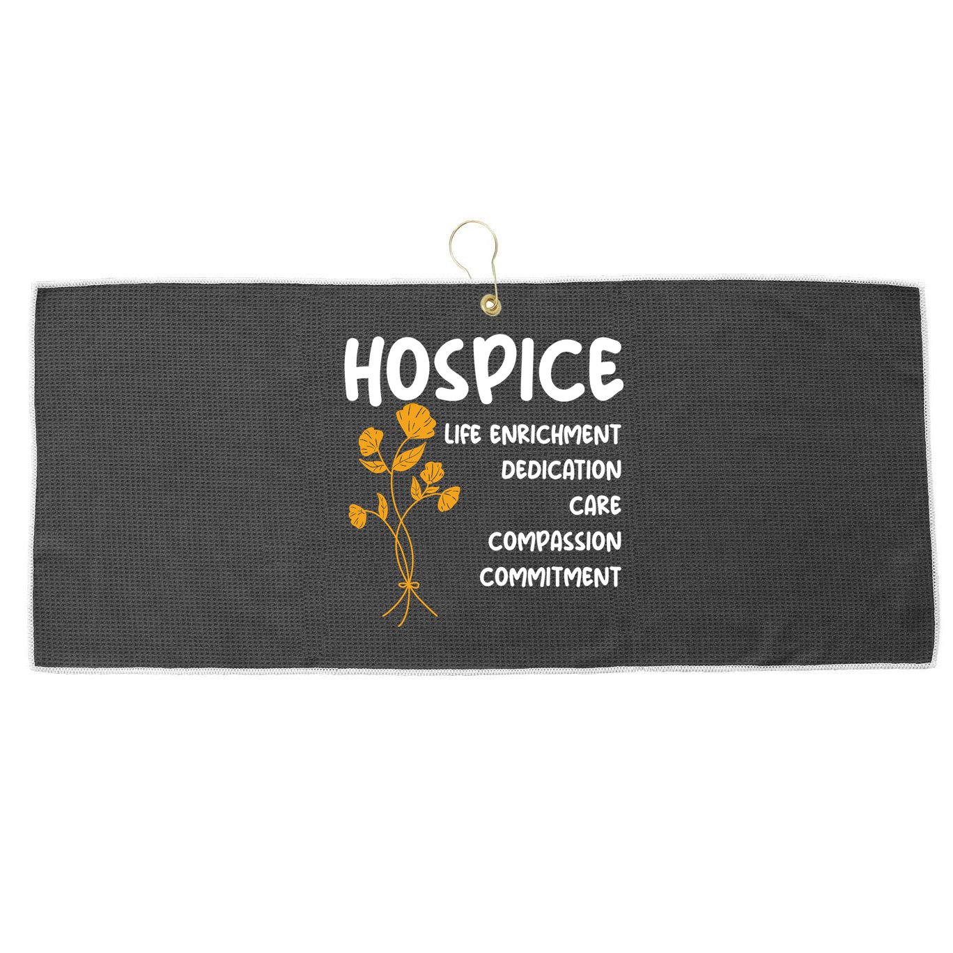 Hospice Nursing Patient Palliative Care Hospice Nurse Great Gift Large Microfiber Waffle Golf Towel