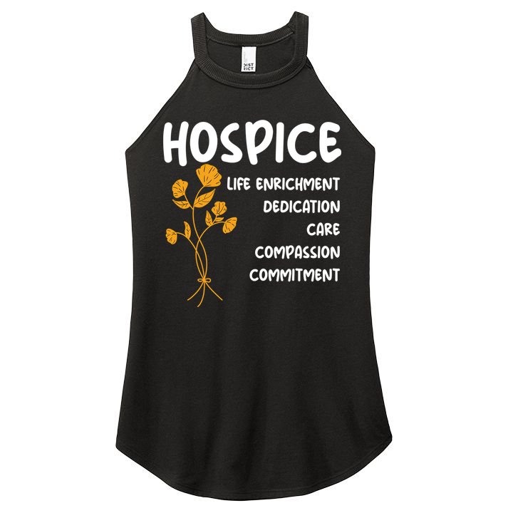 Hospice Nursing Patient Palliative Care Hospice Nurse Great Gift Women's Perfect Tri Rocker Tank