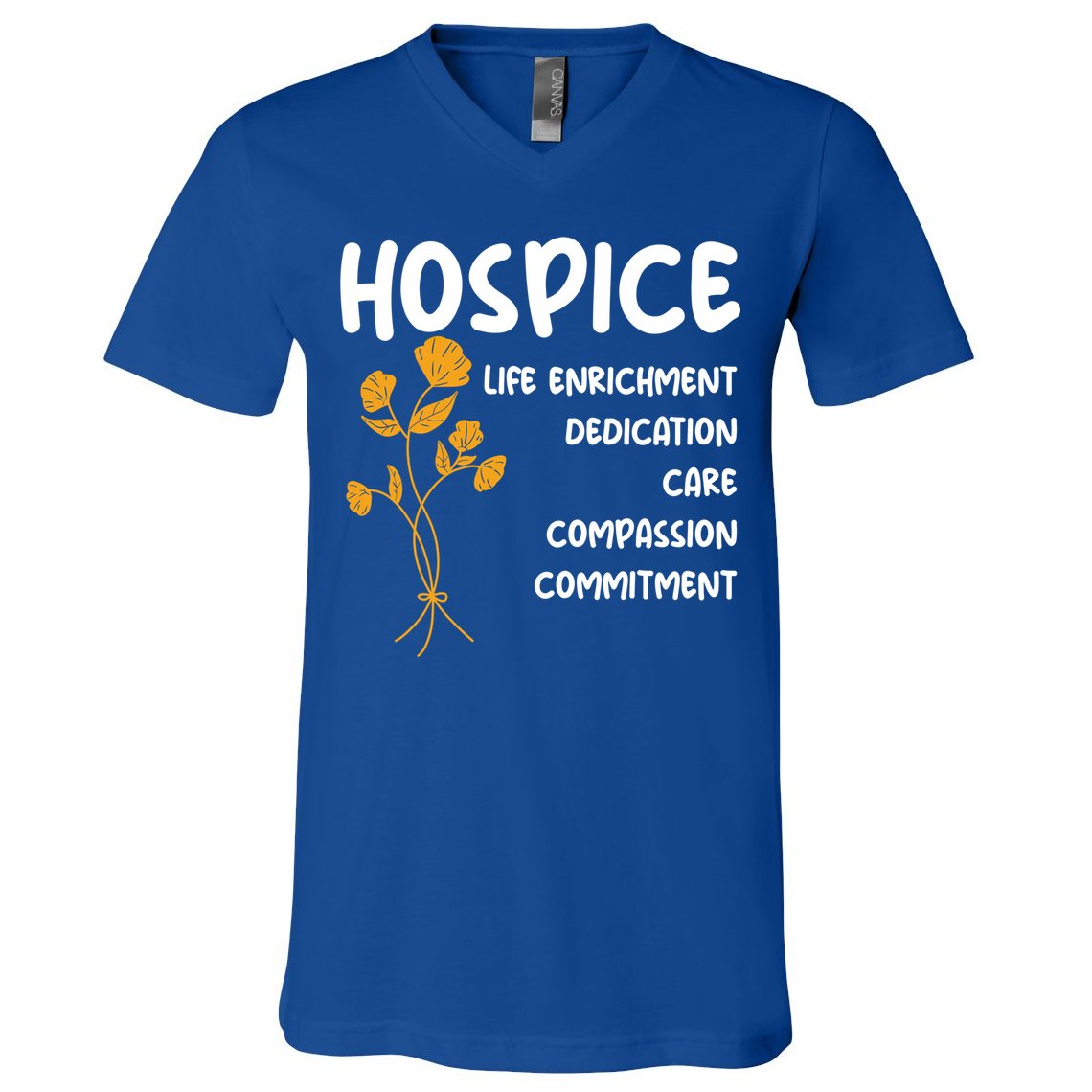 Hospice Nursing Patient Palliative Care Hospice Nurse Great Gift V-Neck T-Shirt