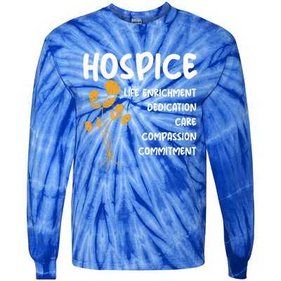 Hospice Nursing Patient Palliative Care Hospice Nurse Great Gift Tie-Dye Long Sleeve Shirt