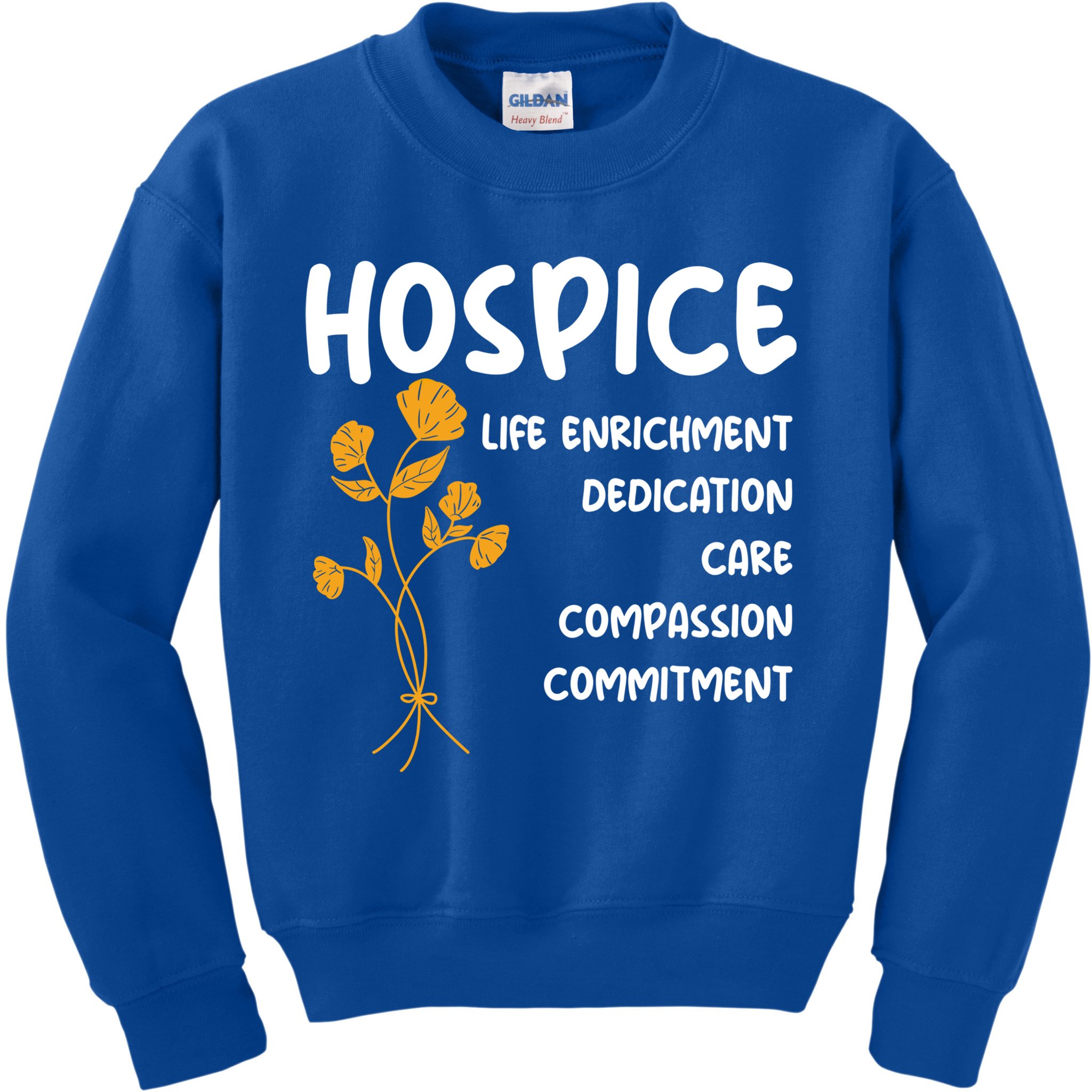 Hospice Nursing Patient Palliative Care Hospice Nurse Great Gift Kids Sweatshirt