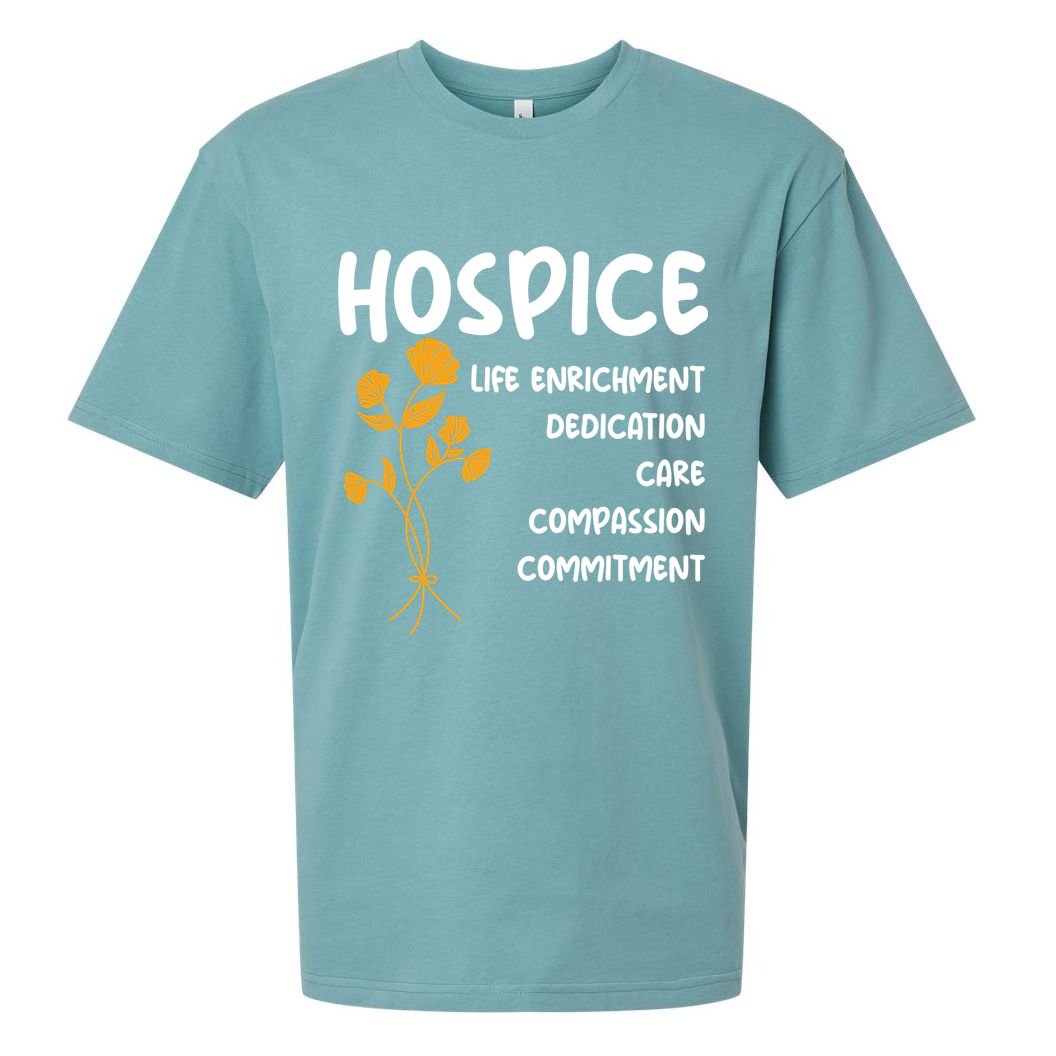 Hospice Nursing Patient Palliative Care Hospice Nurse Great Gift Sueded Cloud Jersey T-Shirt