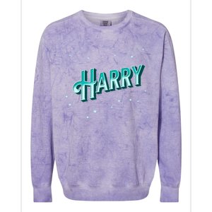 Harry Name Personalised Gift Colorblast Crewneck Sweatshirt