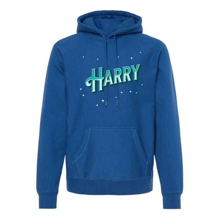 Harry Name Personalised Gift Premium Hoodie