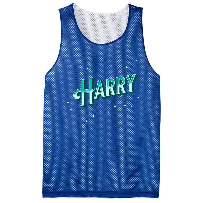 Harry Name Personalised Gift Mesh Reversible Basketball Jersey Tank