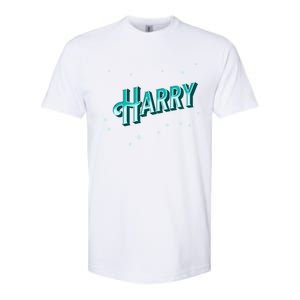 Harry Name Personalised Gift Softstyle CVC T-Shirt