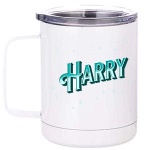 Harry Name Personalised Gift 12 oz Stainless Steel Tumbler Cup