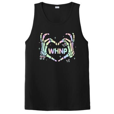 Health Nurse Practitioner Retro Groovy Skeleton PosiCharge Competitor Tank