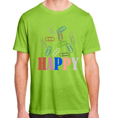 Happy National Paperclip Day National Paperclip Day Gift Adult ChromaSoft Performance T-Shirt