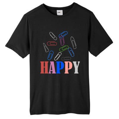 Happy National Paperclip Day National Paperclip Day Gift Tall Fusion ChromaSoft Performance T-Shirt