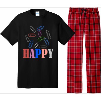 Happy National Paperclip Day National Paperclip Day Gift Pajama Set