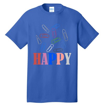 Happy National Paperclip Day National Paperclip Day Gift Tall T-Shirt