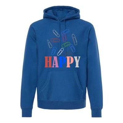 Happy National Paperclip Day National Paperclip Day Gift Premium Hoodie