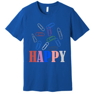 Happy National Paperclip Day National Paperclip Day Gift Premium T-Shirt