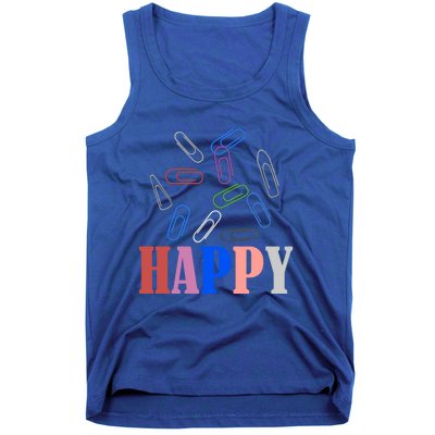 Happy National Paperclip Day National Paperclip Day Gift Tank Top