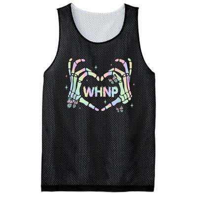 Health Nurse Practitioner Retro Groovy Skeleton Mesh Reversible Basketball Jersey Tank