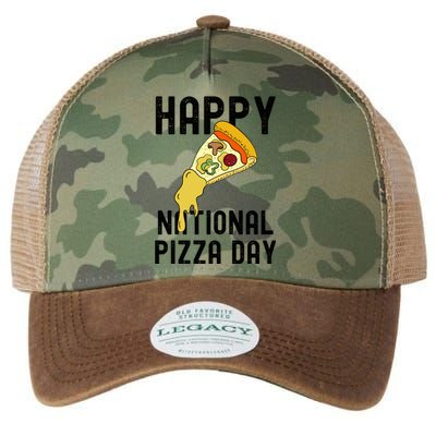 Happy National Pizza Day Legacy Tie Dye Trucker Hat