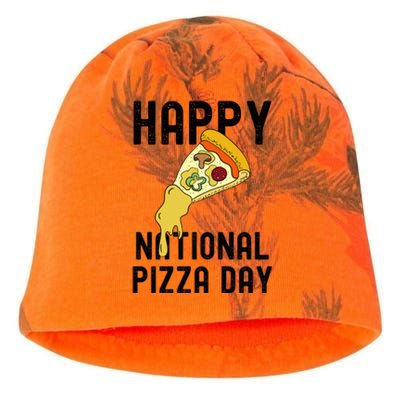 Happy National Pizza Day Kati - Camo Knit Beanie