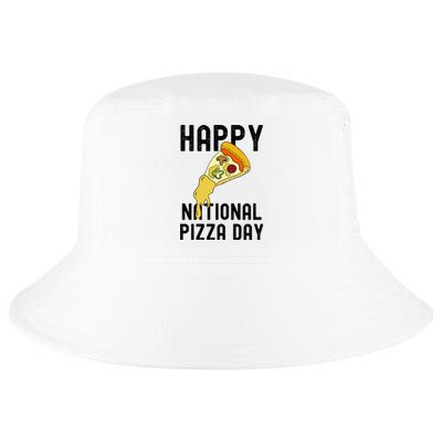 Happy National Pizza Day Cool Comfort Performance Bucket Hat