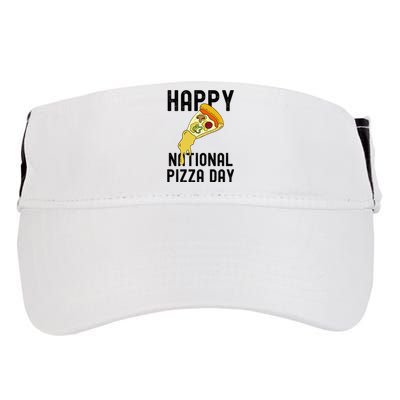 Happy National Pizza Day Adult Drive Performance Visor