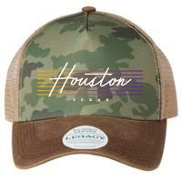 Houston Nostalgic Retro Style Texas Legacy Tie Dye Trucker Hat