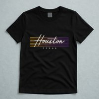 Houston Nostalgic Retro Style Texas T-Shirt