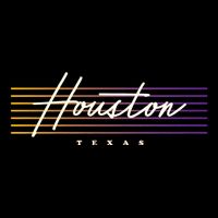 Houston Nostalgic Retro Style Texas Button