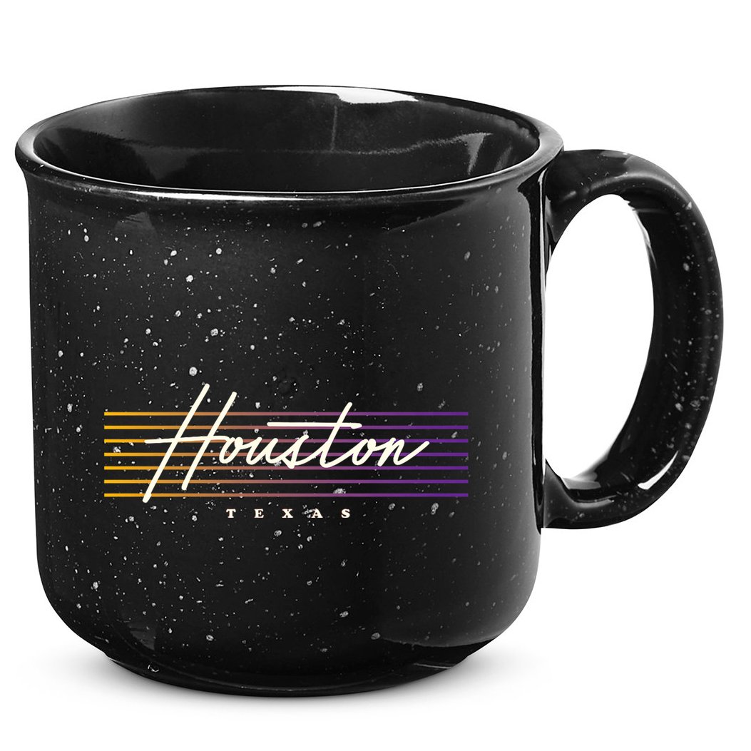 Houston Nostalgic Retro Style Texas 15oz Campfire Ceramic Mug