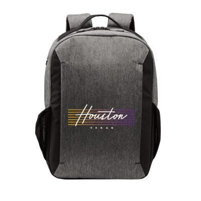 Houston Nostalgic Retro Style Texas Vector Backpack