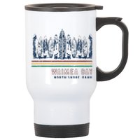 Hawaii North Shore Oahu Waimea Bay Stainless Steel Travel Mug