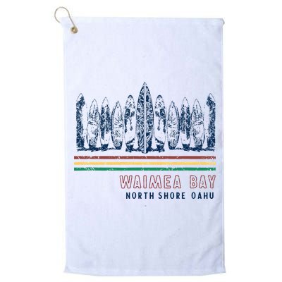 Hawaii North Shore Oahu Waimea Bay Golf Towel