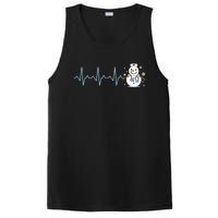 Heartbeat Nurse Snowman Nurse Christmas PosiCharge Competitor Tank