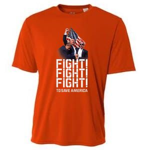 HeLl Never Stop Fight To Save America Trump Campaign 2024 Cooling Performance Crew T-Shirt