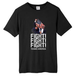 HeLl Never Stop Fight To Save America Trump Campaign 2024 Tall Fusion ChromaSoft Performance T-Shirt