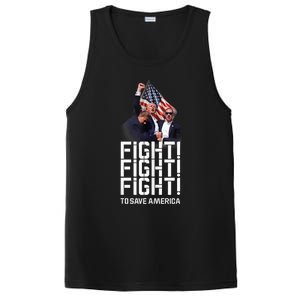 HeLl Never Stop Fight To Save America Trump Campaign 2024 PosiCharge Competitor Tank